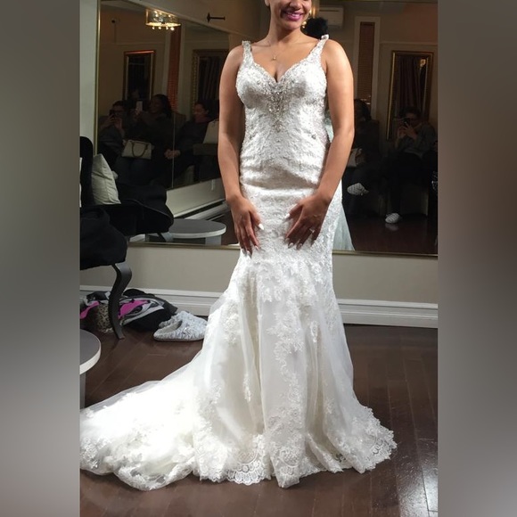 Wedding Dress - Size 12 - Picture 6 of 9